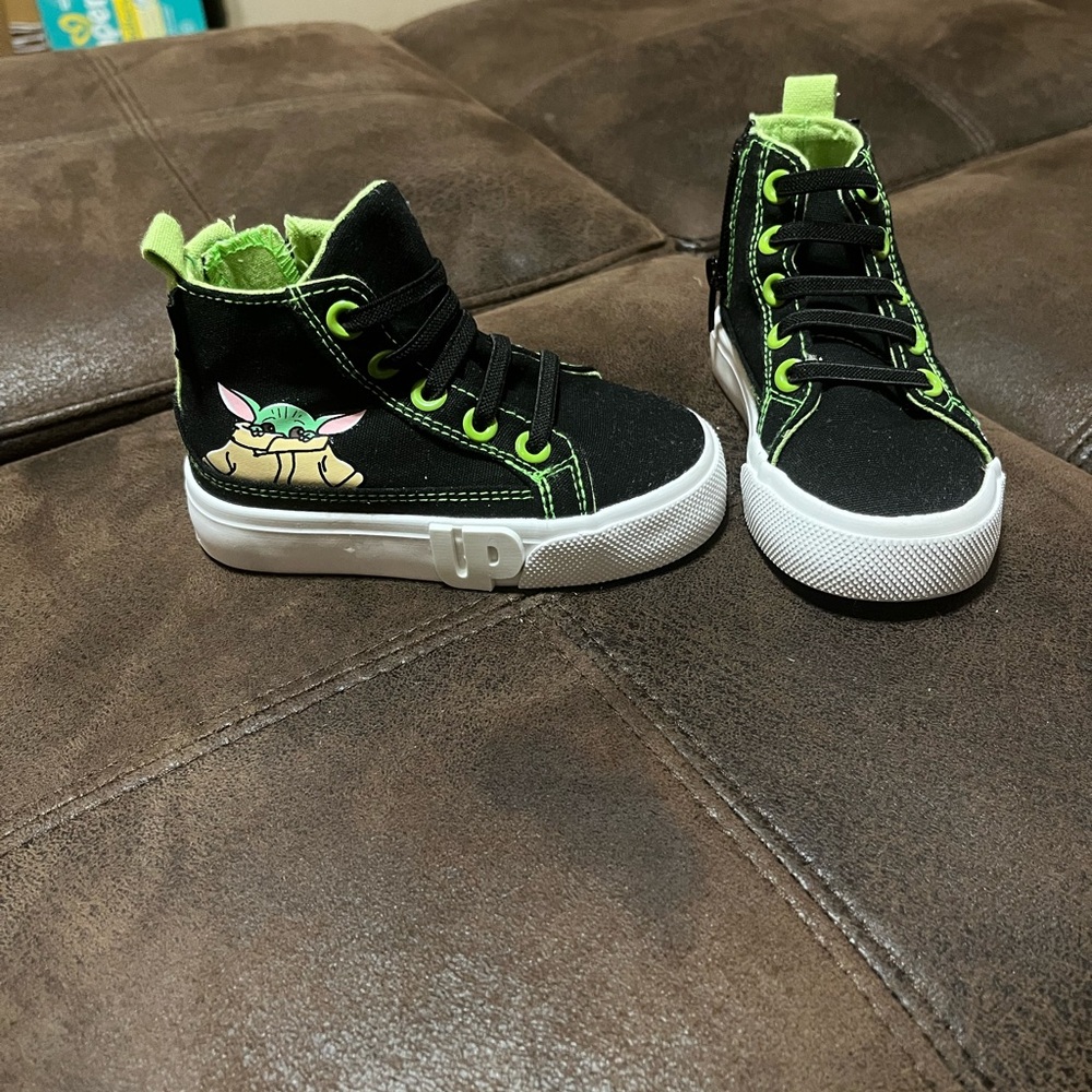 Ground up Yoda sneakers